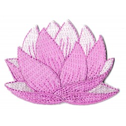 Iron-on Patch flower lotus