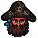 Iron-on Back Patch pirate sequins