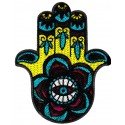 Iron-on Back Patch Khamsa fatima hand