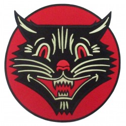 Iron-on Back Patch Cat