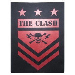 The Clash Lätzchen Aufnäher groß Patch gebruckt