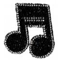 Iron-on Patch Strass semiquaver