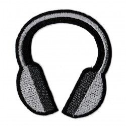 Patche écusson Musique casque HiFi