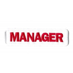 Aufnäher Patch Bügelbild Manager