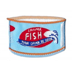 Iron-on Patch can of tuna