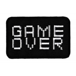 Iron-on Patch Game Over