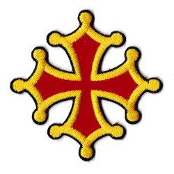 Iron-on Patch Occitan Cross