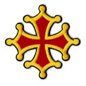 Iron-on Patch Occitan Cross