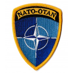 Aufnäher Patch Bügelbild NATO OTAN