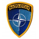 Aufnäher Patch Bügelbild NATO OTAN