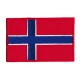 Patche écusson drapeau Norvège