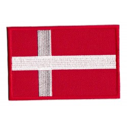 Iron-on Flag Patch Denmark