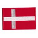 Patche écusson drapeau Danemark thermocollant