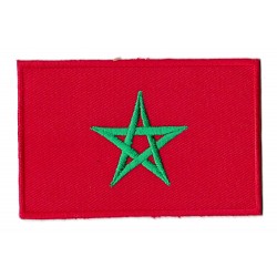 Patche écusson drapeau Maroc