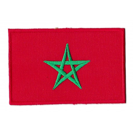 Patche écusson drapeau Maroc