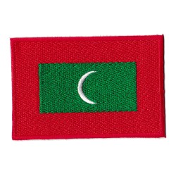 Patche écusson drapeau Maldives