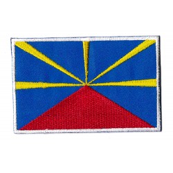 Patche écusson drapeau la Réunion
