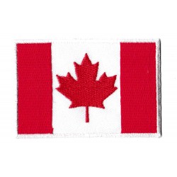 Patche écusson drapeau Canada thermocollant