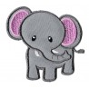 Parche termoadhesivo elefante cartoon