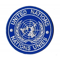 Patche écusson thermocollant nations unies ONU 