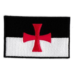 Patche drapeau Ordre des Templiers