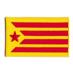 Patche écusson drapeau Catalogne séparatiste