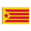 Aufnäher Patch Flagge Bügelbild  Katalon Separatistien
