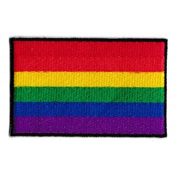Toppa  bandiera termoadesiva LGTB