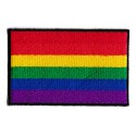 Aufnäher Patch Flagge Bügelbild  LGTB