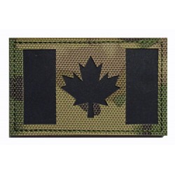 parche ejército canadiense PVC camuflaje