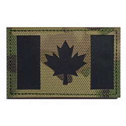 Patche PVC armée Canada camouflage