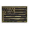 usa army PVC hook loop patch