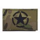 Patche PVC armée étoile USA camouflage