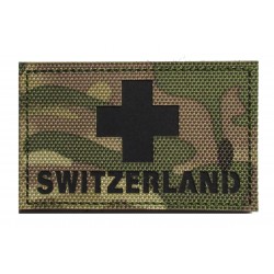 Patche PVC armée Suisse camouflage