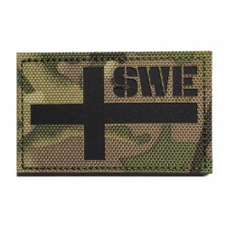 Patche PVC armée Suède camouflage
