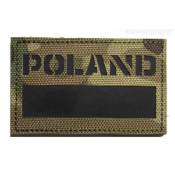 parche ejercito Polonia PVC camuflaje