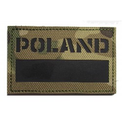 Patche PVC armée Pologne camouflage