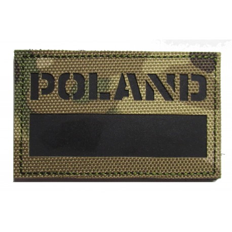 Patche PVC armée Pologne camouflage