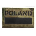 Poland army PVC hook loop patch