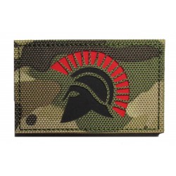 Patche PVC Spartan logo masque camouflage