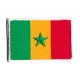 Aufnäher Patch klein Flagge Bügelbild Senegal