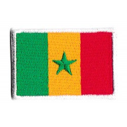 Parche bandera pequeño termoadhesivo Senegal