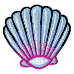 Iron-on Patch scallop shell