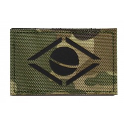 Patche PVC armée Brésil  camouflage