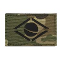 Patche PVC armée Brésil camouflage