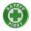 Iron-on Patch Safety First logo