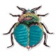 Patche écusson séquins scarabée