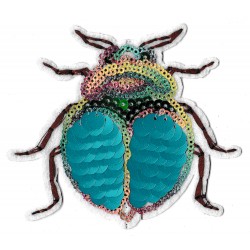 Iron-on Patch sequins Beetle