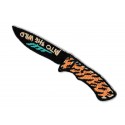 Iron-on Patch survival knife