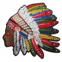 Aufnäher groß Patch Bügelbild Sioux Indianer